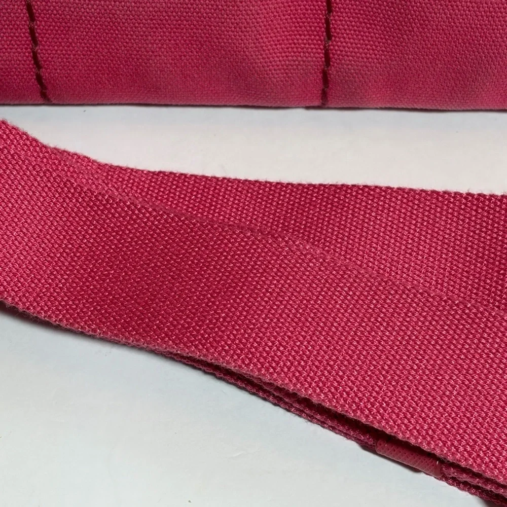 AUTHENTIC Prada Fuchsia Canvas Canapa Tote